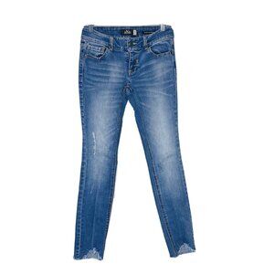 PNK Skinny 4 Way Stretch Blue Jeans 3 Junior Size